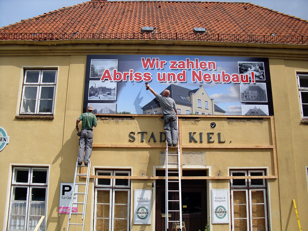 Bauschild Brunsbüttel 